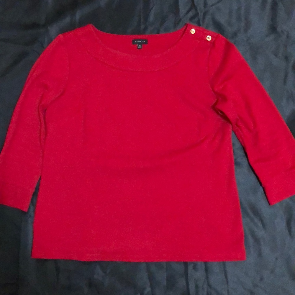Talbots cotton top size M